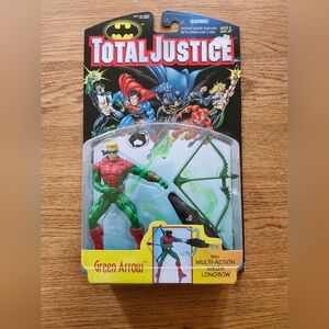 1997 Green Arrow Total Justice Action Figure By Kenner
